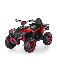 Yobtop 24V Kids Atv 4 Wheeler 4WD, 4x200W Motors, 2-Seater Ride-On Toy, Ages 3-8