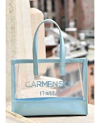 Carmen Sol Women's Venezia Clear Mini Tote