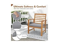 Boyel Living 3 Pieces Outdoor Furniture Set with Soft Seat Cushions