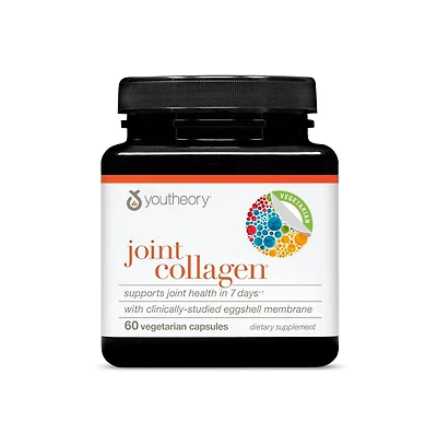Youtheory Joint Collagen Vegetarian Collagen Supplement with Nem Eggshell Membrane and Boswellia Extract 60 Vegetarian Capsules