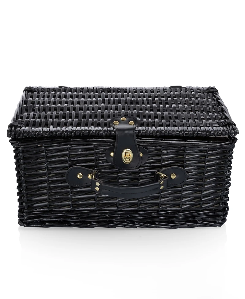 Picnic Time 14-Piece Hamper with Tableware and Wine Accessories, Service for 2