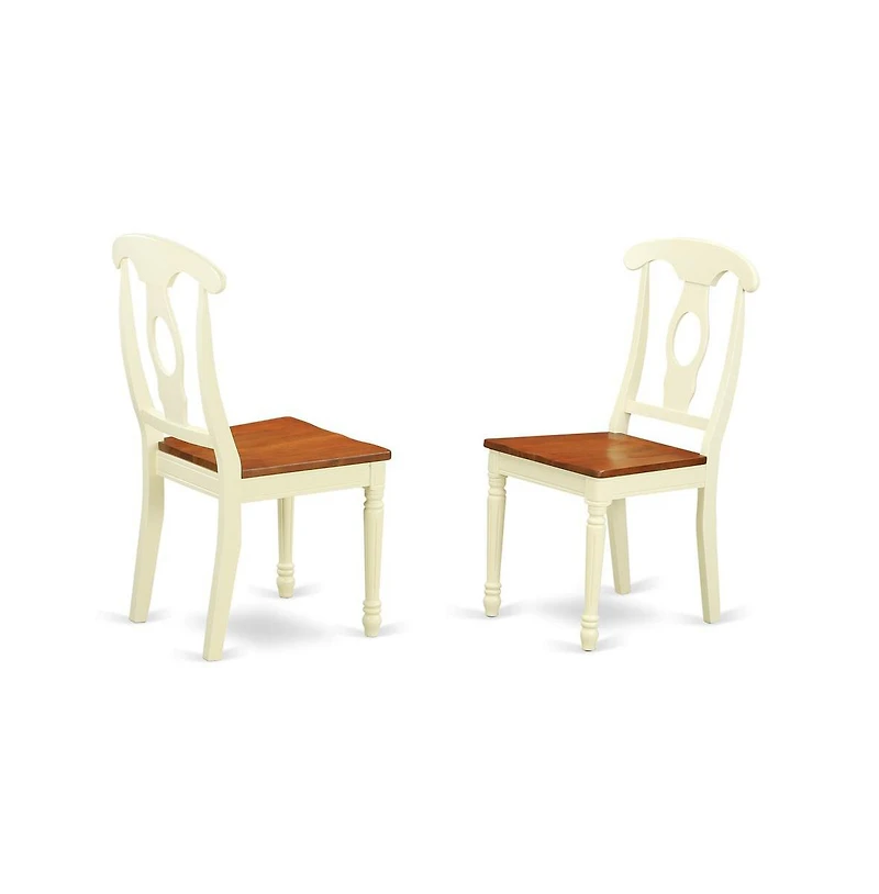 East West Furniture 5 Pc Table and chair set for 4-Table and 4 Dining Chairs