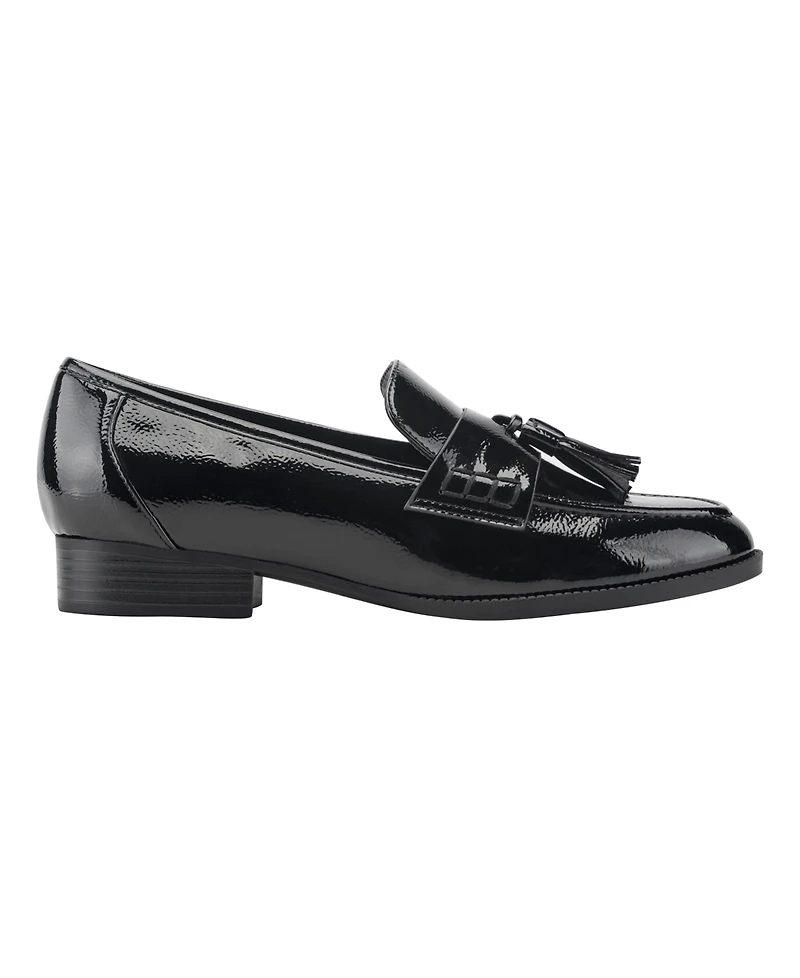 Bandolino Women's Lirka Tassel Block Heel Dress Loafers