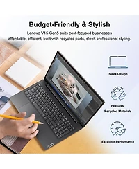 Lenovo 15.6" Fhd Business Laptop,Intel Core i3, 8GB DDR5 Ram, 1TB Ssd, Intel Uhd Graphics, Wi-Fi 6, Windows 11 Pro, Fingerprint Reader