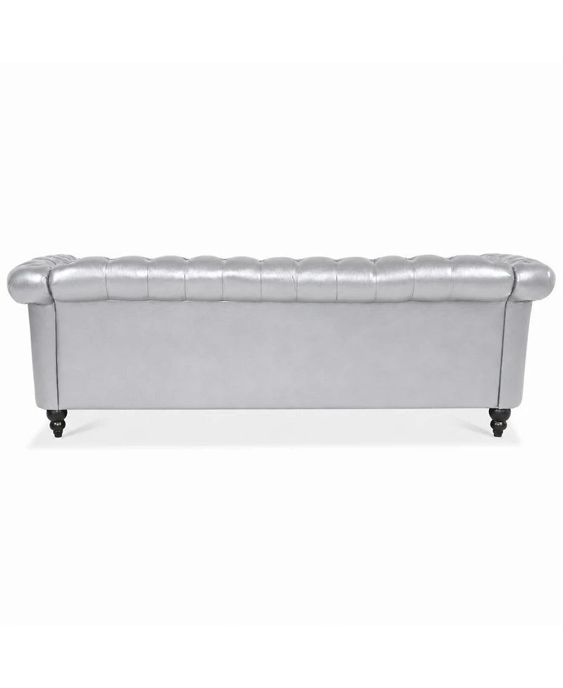 Streamdale Furniture Rolled Arm Chesterfield 3 Seater Sofa