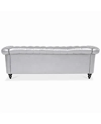 Streamdale Furniture Rolled Arm Chesterfield 3 Seater Sofa
