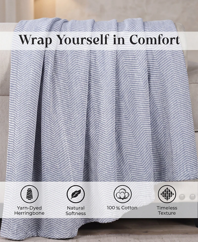 Superior Chevron All Season Comfort Blanket, King