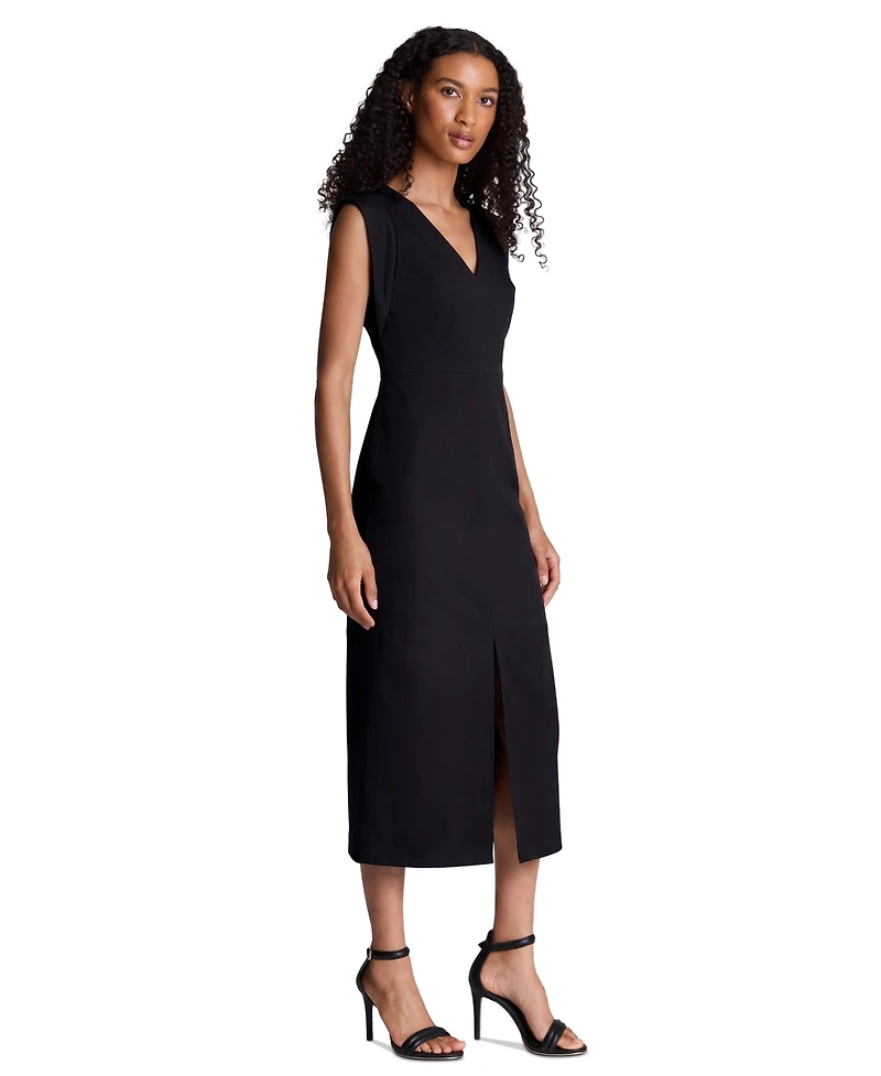 Kenneth Cole Women's V-Neck Midi Dress