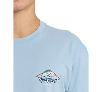 Quiksilver Waterman Men's Regular-Fit Crewneck T-Shirt