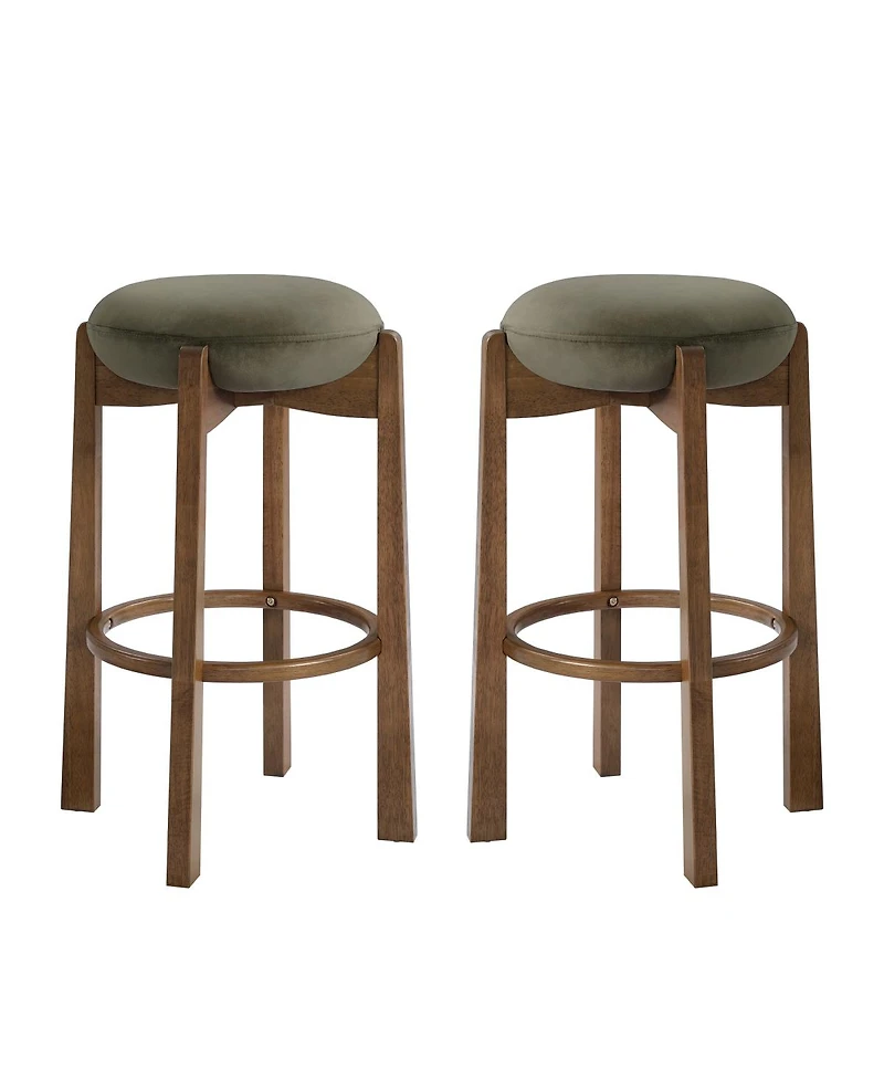 Streamdale FurnitureTara Backless Bar Stools Set of 2