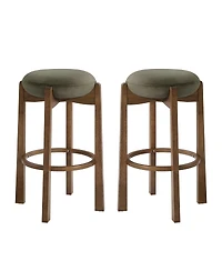 Streamdale FurnitureTara Backless Bar Stools Set of 2