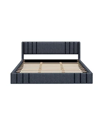 Streamdale Furniture King Size Upholstered Platform Bed Frame