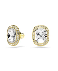 Swarovski Gold-Tone Plated White Crystals Earrings