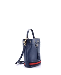 Pre-Owned Gucci Small Ophidia Bucket Bag Leather