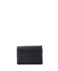 Pre-Owned Gucci Mini Gg Marmont Chain Wallet Leather