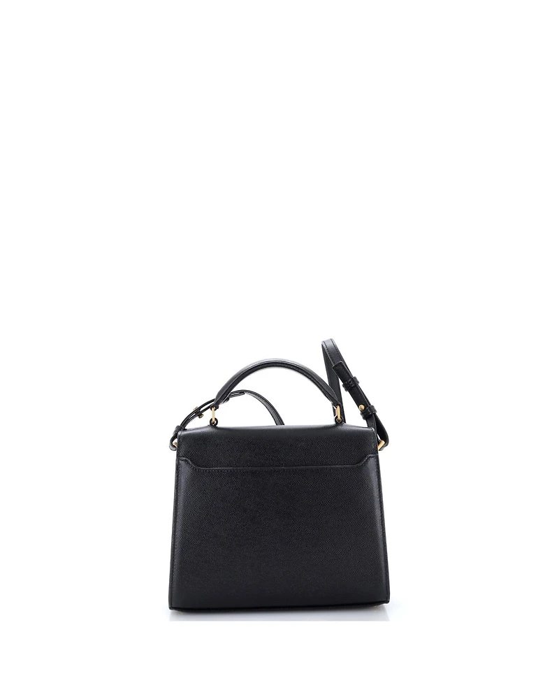 Pre-Owned Saint Laurent Mini Cassandra Top Handle Bag Leather