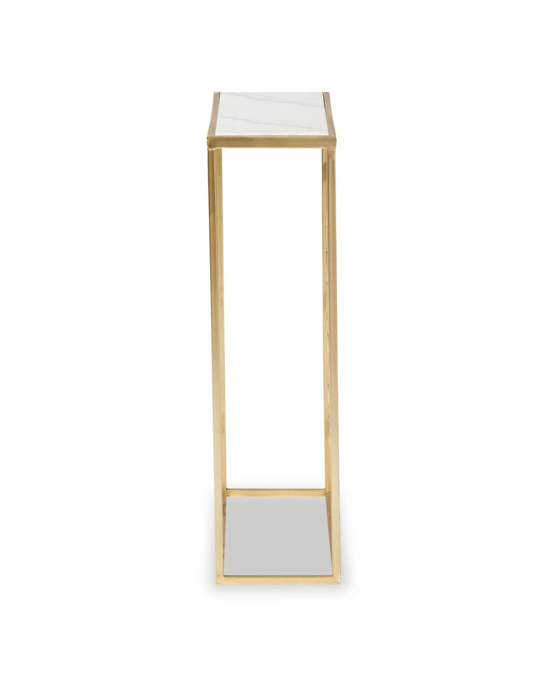 Baxton Studio Calanthe 29.10" Metal Modern and Contemporary Console Table