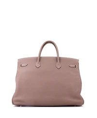Pre-Owned HERMES Birkin Handbag Grey Togo with Palladium Hardware