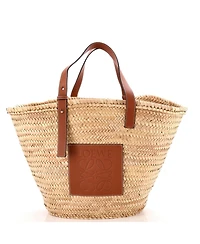 Pre-Owned Loewe Large Basket Tote Raffia