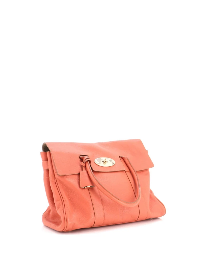 Pre-Owned Mulberry Medium New Bayswater Satchel Leather