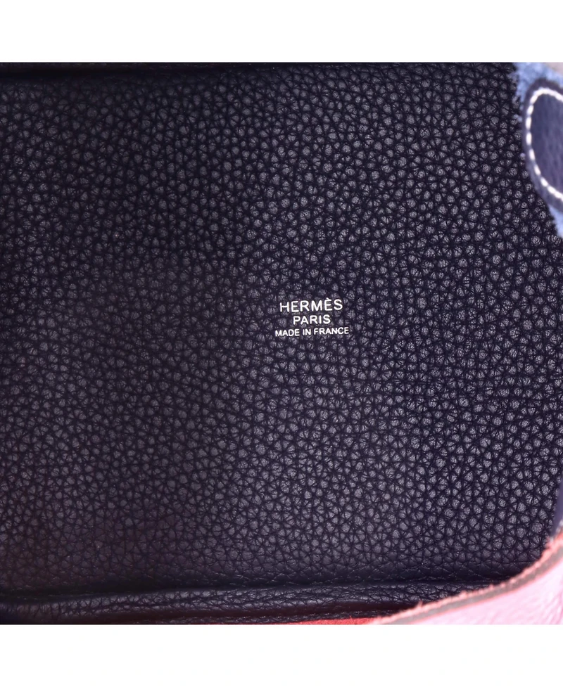 Pre-Owned Hermes Pm Casaque Picotin Lock Bag Clemence