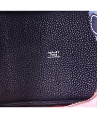 Pre-Owned Hermes Pm Casaque Picotin Lock Bag Clemence