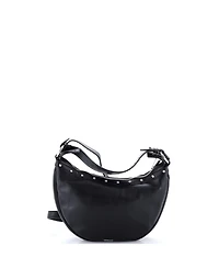 Pre-Owned Versace Small Repeat Hobo Studded Leather