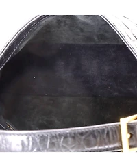 Pre-Owned Saint Laurent Small Le 5 a 7 Hobo Embossed Leather