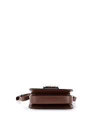 Pre-Owned Gucci Small Horsebit 1955 Shoulder Bag Gg Coated Canvas with Leather