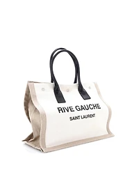Pre-Owned Saint Laurent Small Rive Gauche Shopper Tote Canvas