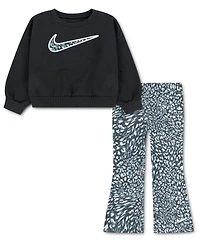 Nike Toddler Girls' 2T-4T Printed Top and Leggings, 2-Piece Set