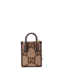 Pre-Owned Gucci Mini Vertical Tote Jumbo Gg Canvas