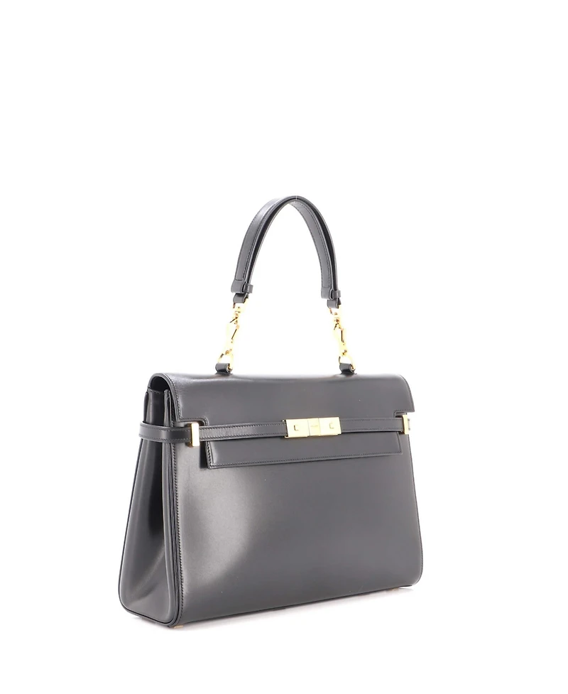 Pre-Owned Saint Laurent Medium Manhattan Top Handle Flap Bag Leather