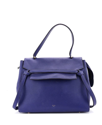Pre-Owned Celine Medium Belt Bag Textured Leather