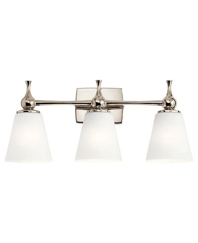 Kichler Cosabella 24"W 3-Light Polished Nickel Bath Light