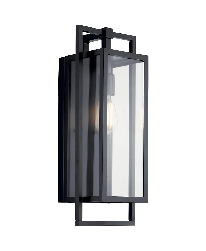 Kichler Goson 20 1/4" High Black Outdoor Wall Light