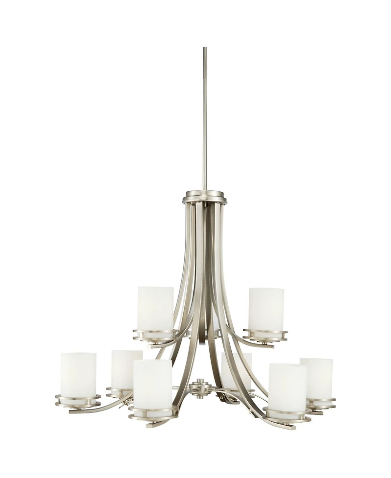 Kichler Hendrik 33 1/2" Wide 9-Light Nickel Two Tier Chandelier