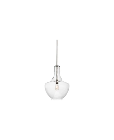 Kichler Everly 13 3/4" Wide Olde Bronze Clear Glass Pendant