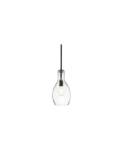 Kichler Everly 7" Wide Olde Bronze Glass Mini Pendant