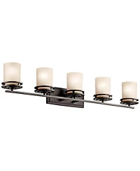 Kichler Hendrik 43" Wide 5-Light Olde Bronze Bath Light