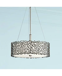 Kichler Silver Coral 18 1/4" Wide Classic Pewter Pendant