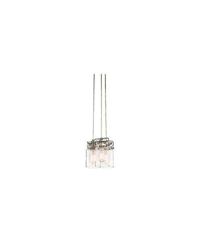 Kichler Brinley 1/2" Wide Brushed Nickel Mini Pendant