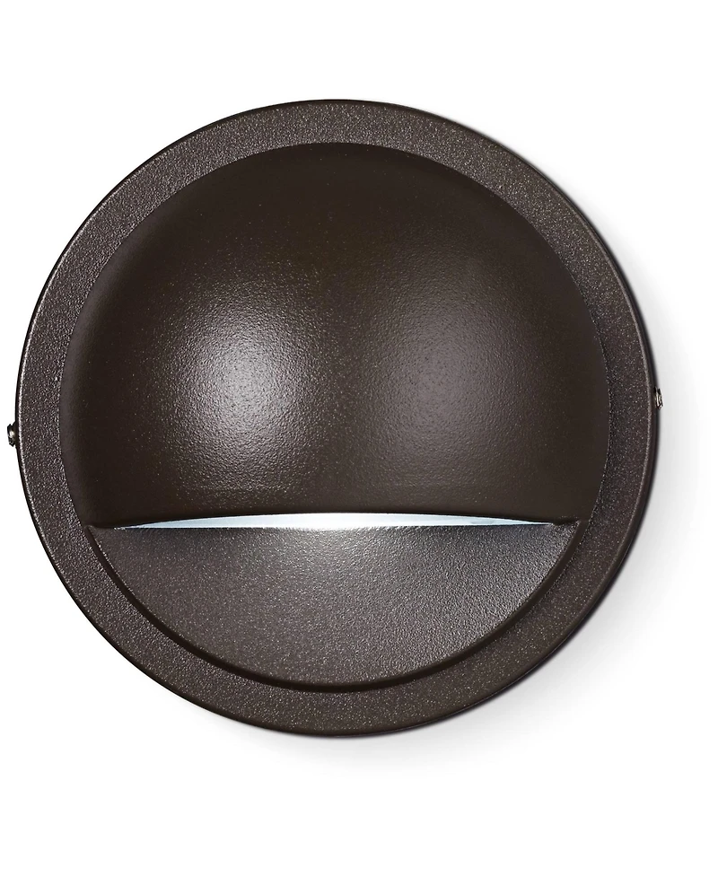 Kichler 4" High Half Moon Bronze 3000K Led Deck Light