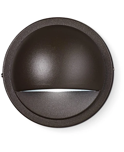 Kichler 4" High Half Moon Bronze 3000K Led Deck Light