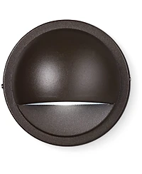 Kichler 4" High Half Moon Bronze 3000K Led Deck Light