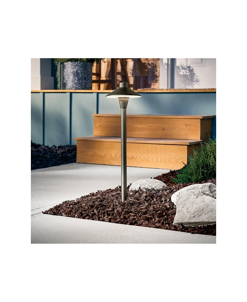 Kichler Landscape 6 3/4" Wide Centennial Brass Path Light