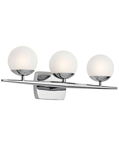 Kichler Jasper 24 1/2" Wide Chrome 3-Light Bath Light