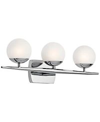 Kichler Jasper 24 1/2" Wide Chrome 3-Light Bath Light