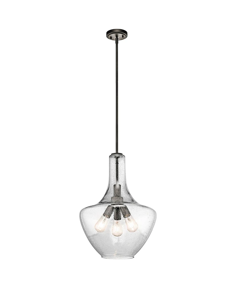 Kichler Everly 16" Wide Olde Bronze 3-Light Pendant
