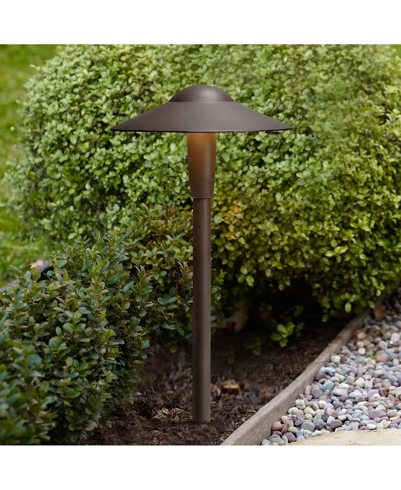 Kichler Landscape 16" High 2700K Led Bronze Dome Landscape Path Light